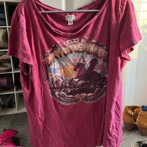 Denim and Supply Ralph Lauren size Large slouchy off the shoulder T shirt!